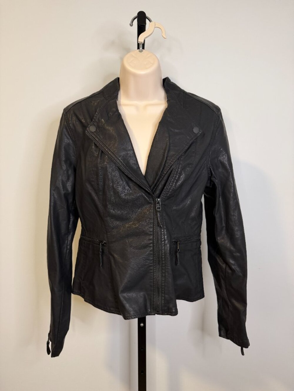 BlankNYC Black Leather Jacket - Size M